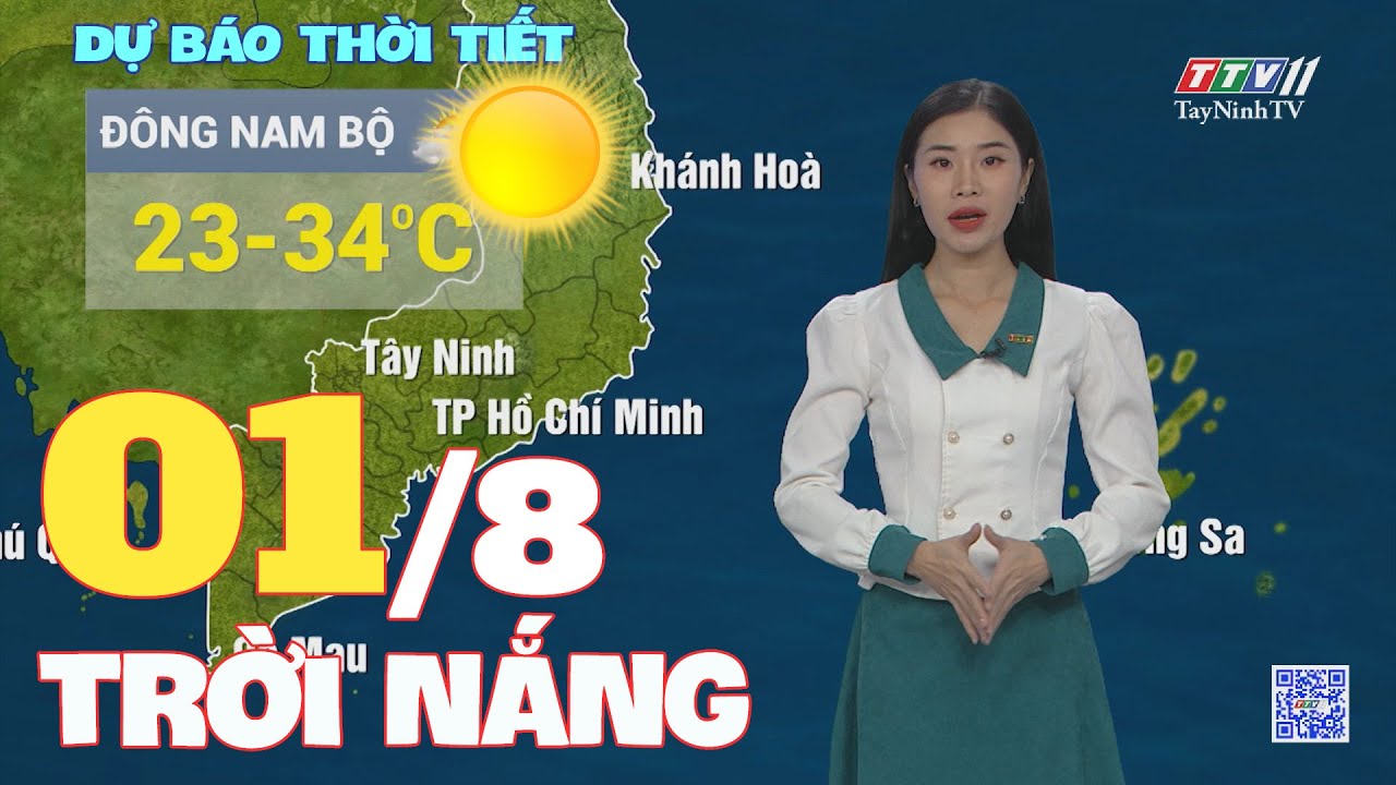 Bản tin thời tiết 01-8-2024 | TayNinhTVENT